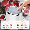 Acekool Mini Food Processor, Meat Grinder with 3D Stainless Steel Blades,Glass Bowl for Meat, Onions, Vegetables, Fruits, 600ML Capacity 