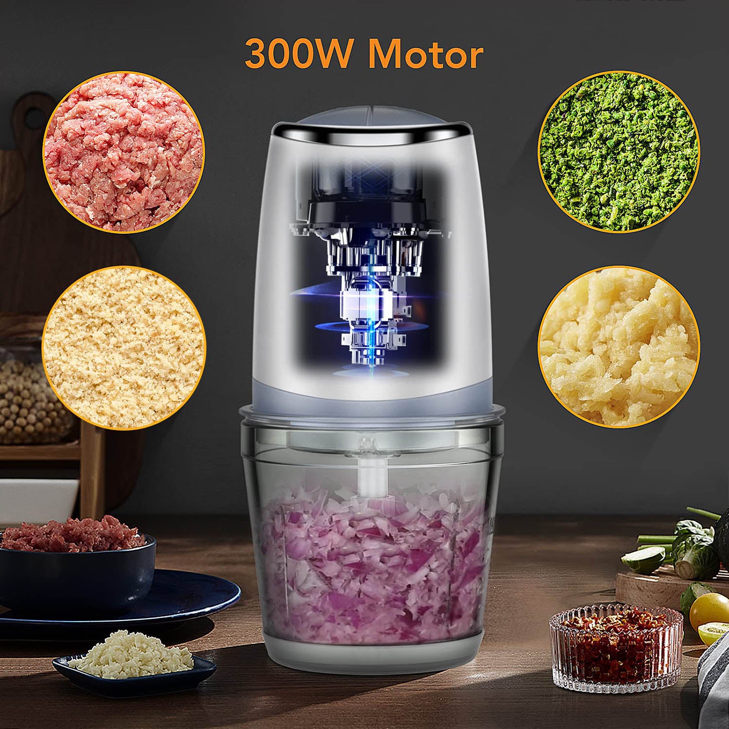 Acekool Blender BC7 - 2.5 Cup Food Chopper