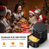 Acekool Air Fryer FT6 - 4.5L Air Fryer with Silicone Liner
