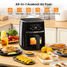 Acekool Air Fryer FT6 - 4.5L Air Fryer with Silicone Liner