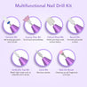 Acekool Nail Drill PE1 - Cordless Electric Nail Drill Kit
