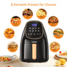 Acekool Air Fryer FT4 - 2.2 Quart Digital Air Fryer with 8 Presets