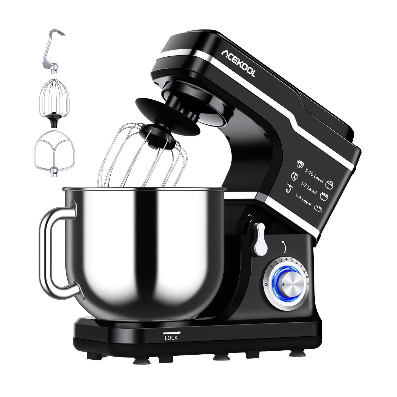 Acekool Stand Mixer MC1 - Tilt-Head Stand Mixer