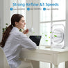 Acekool Fan ND2 - Rechargeable Desk Fan with Night Light