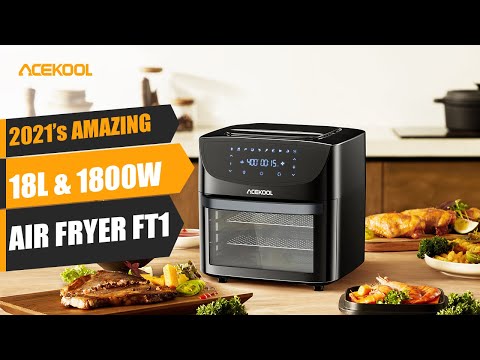10-in-1 Air Fryer Oven, 20 Quart Airfryer Toaster Oven , 1800W